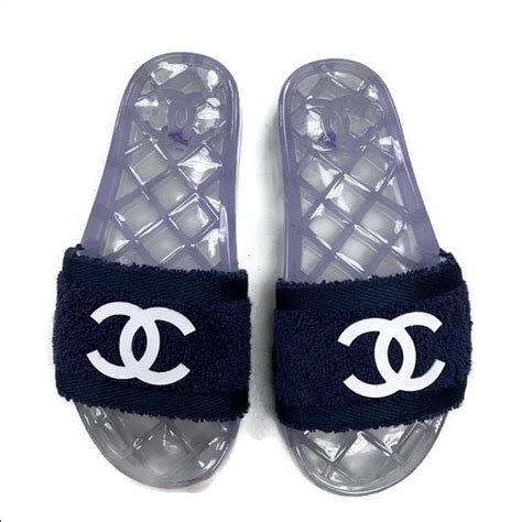 Chanel pool slides 